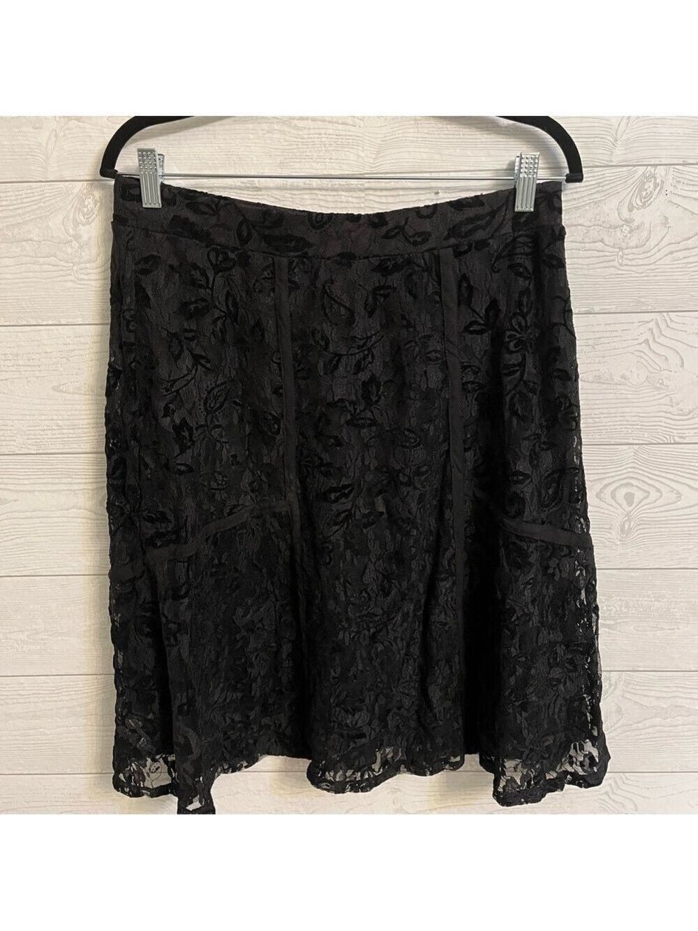 GNW Women’s Black Lace Mini Skirt. Size L